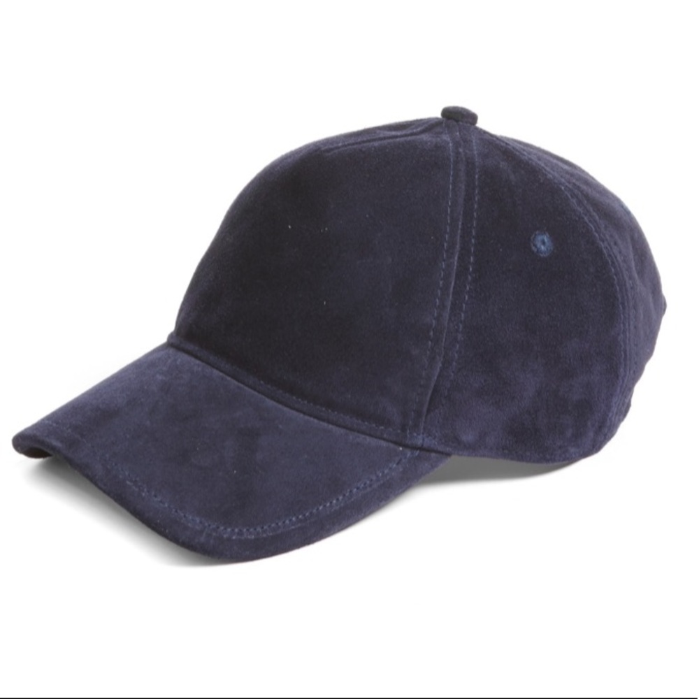Rag & Bone Suede Marilyn Baseball Cap- baby